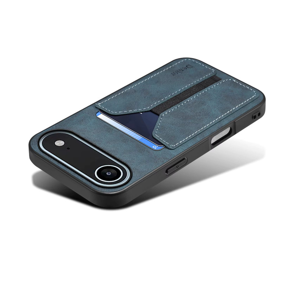 szHAIyu Luxus Wallet Handyhülle aus PU-Leder mit Kartenhalter für iPhone 11 bis iPhone 17 Pro Max in Blau - Bild 3