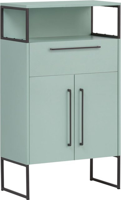 Schildmeyer Midischrank Badezimmer Limone Mint B/H/T: 65,2 x 112,2 x 33,1 cm - Bild 1