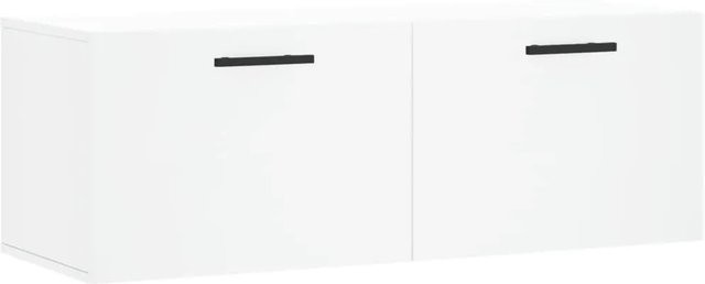vidaXL Wandschrank Weiß aus Holzwerkstoff B/H/T: 100 x 36,5 x 35 cm - Bild 1