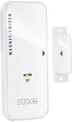 M-e modern-electronics 41131 Funkklingel und Tür-Fenster-Kontakt mit WiFi in Weiß - Bild 1