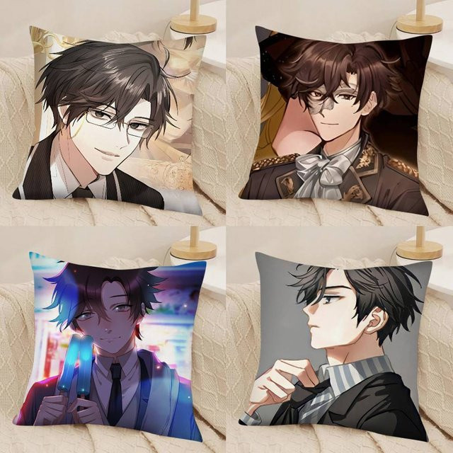 Kayou Mystic M-Messenger 707 Jumin Han Kissenbezug, quadratischer Kissenbezug in Multicolour, B/T/H: 40 x 40 x 40 cm - Bild 1