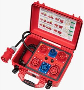 Benning Messadapter Koffer MA 4 in Rot - Bild 1
