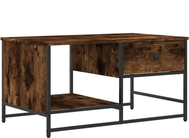 vidaXL Couchtisch aus Holzwerkstoff in Räuchereiche, rechteckig, B/T/H: 85,5 x 51 x 45 cm - Bild 1