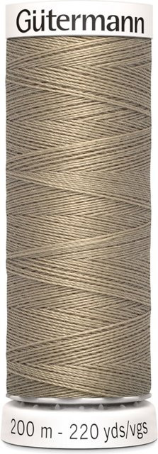 Gütermann Allesnäher Nähgarn Farbe Hellbraun 200 m - Bild 1