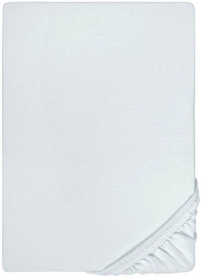 Biberna Spannbettlaken Marc aus Baumwolle Jersey mit Gummizug für Matratzen bis 22 cm Höhe - Bild 1