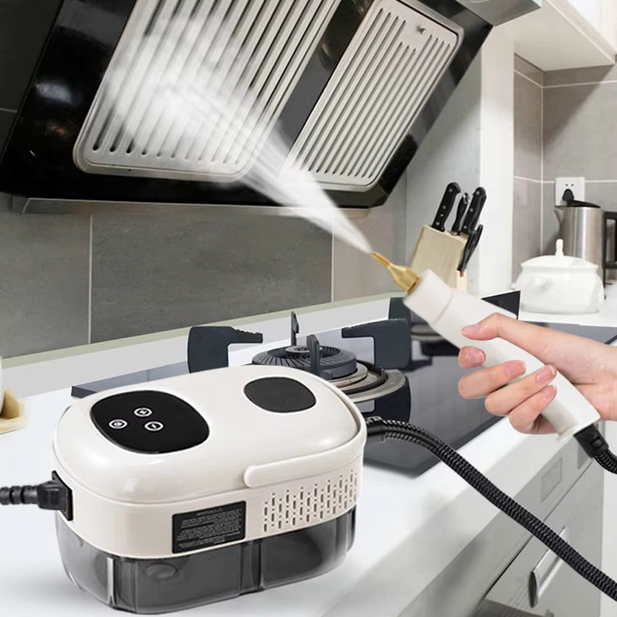 BALASHOV Handheld Dampfreiniger 2500W in Weiß für Haushalt und Auto zur Hochtemperatur-Sterilisation - Bild 2