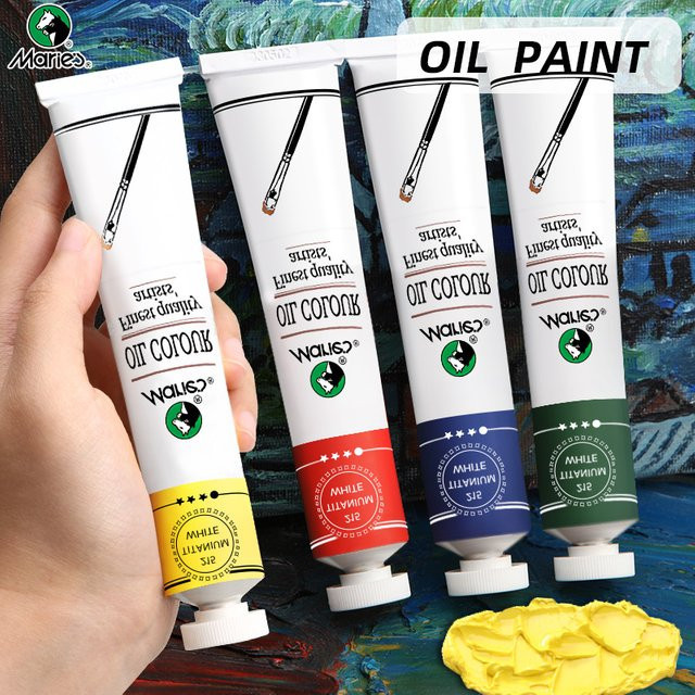 Marie Ölfarben Grün, professionelle Pigmente auf Ölbasis für Künstler, 50 ml - Bild 1