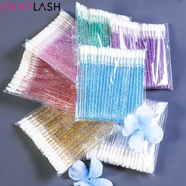 Okaylash Einweg-Glitzer-Lipgloss-Bürste, Glänzend, Unisex - Bild 1