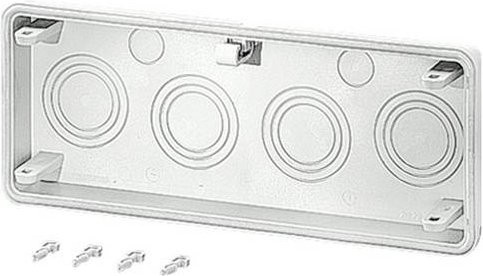 Hensel Anbauflansch 2xM20,4xM32/40/50 Mi FM 50 aus Kunststoff in Weiß - Bild 1