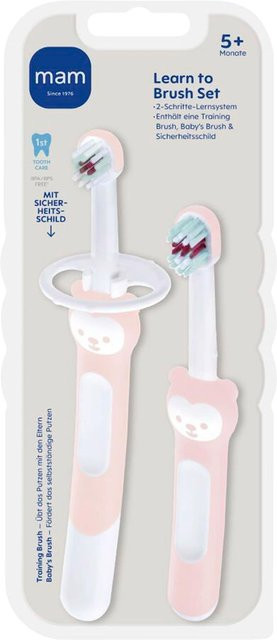 MAM Baby-Zahnbürsten-Set Learn to Brush, 2-tlg. - Bild 1
