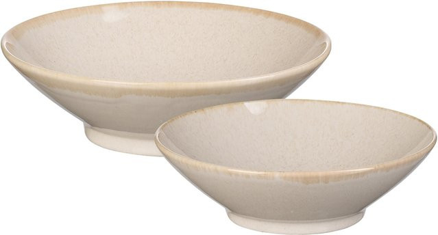 Ritzenhoff & Breker Servierschalen-Set Sahara aus Keramik in Beige, 2er Set - Bild 1