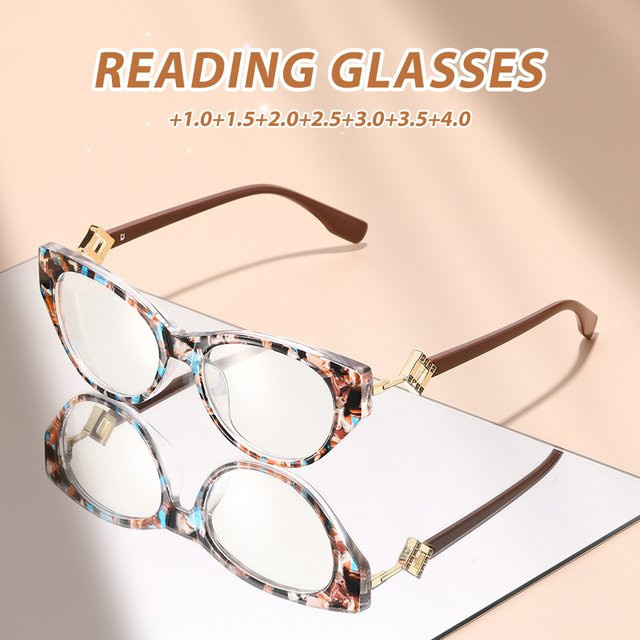 Oyalie Lesebrille, Vollrand, transparent, Kombination - Bild 1