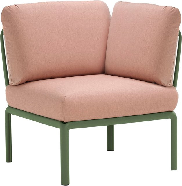 Nardi Komodo Element Ecke Gartenmöbel aus Kunststoff in Grün oder Pink - Bild 1