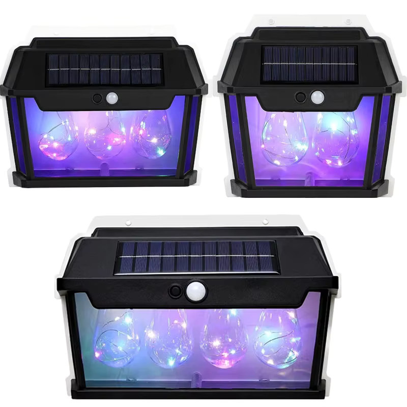 TLEDMP Solar LED Outdoor Wandleuchte mit Bewegungsmelder IP65 Wasserdicht für Garten und Veranda - Bild 6