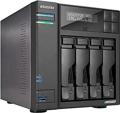 ASUSTOR Lockerstor NAS AS6704T 4-Bay Netzwerk-Speicher in Schwarz - Bild 1