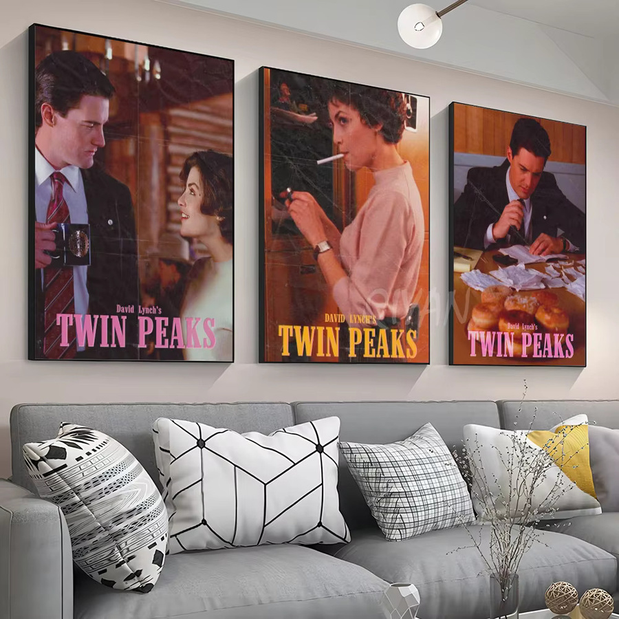 Wasserfester Twin Peaks Wandaufkleber als selbstklebendes Poster für deine Wanddekoration in Mehrfarbig - Bild 3