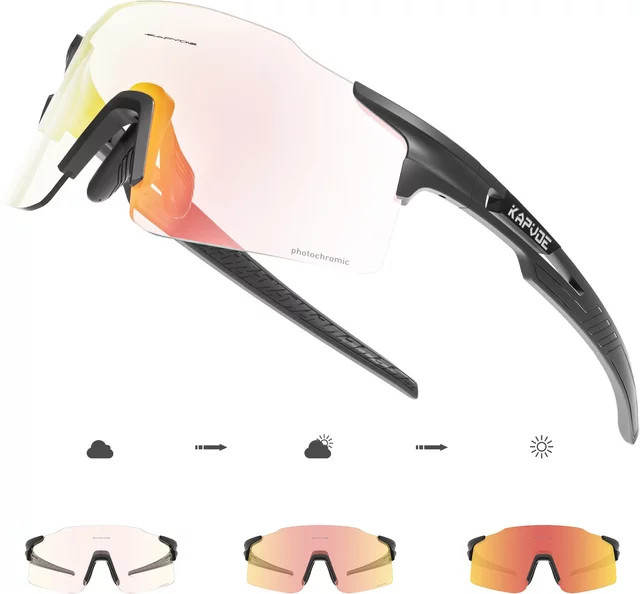 KAPVOE Sportsonnenbrille, Photochrome, Herren - Bild 1
