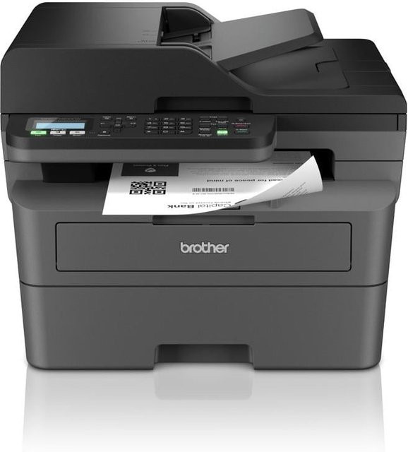 Brother MFC L-2827DW 4-in-1 Lasermultifunktionsdrucker in Schwarz mit WLAN und Ethernet/LAN - Bild 1