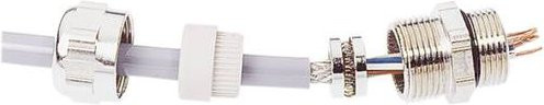HARTING Kabelverschraubung PG11 aus Metall in Silber - Bild 1