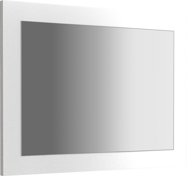 VCM Badspiegel Malira Wandspiegel modern in Weiss H x B x T: 45 x 60 x 2 cm - Bild 1