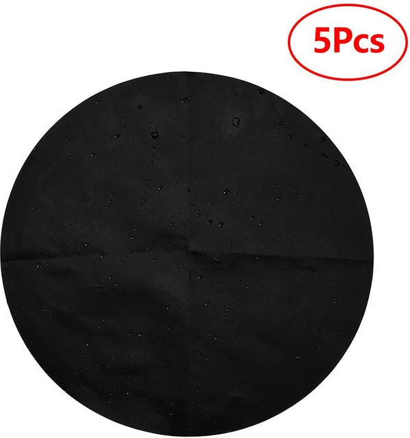 Yiran Furniture Antihaft-Bratpfannenunterlage aus Fiberglas, rund, Schwarz, Durchmesser: 24 cm - Bild 1
