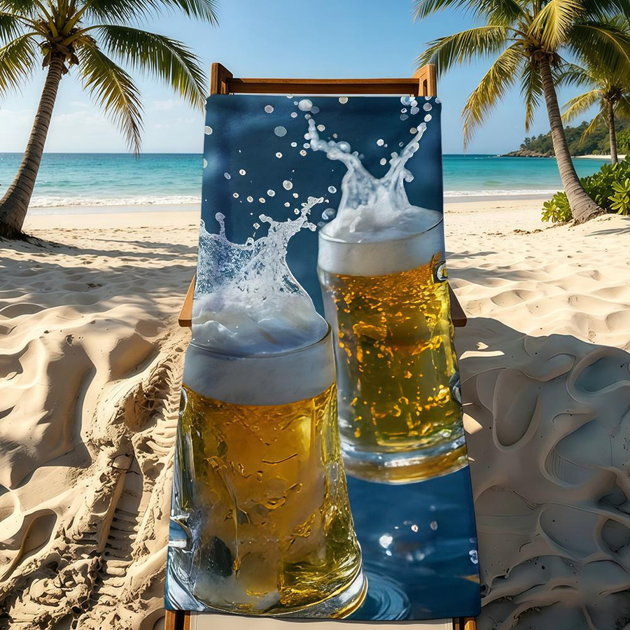 JMG Household Supplies Anime Saugfähiges Strandhandtuch für Outdoor und Camping, Multicolor, 40 x 70 cm - Bild 4