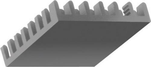 Fischer Elektronik ICK BGA Kühlkörper Grau B/B/H: 27 x 27 x 10 mm - Bild 1