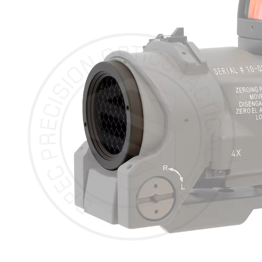 Specprecision Taktisches Antireflexionsgerät Killflash aus Aluminium für Elcan DR 1-4X Zielfernrohr in FDE/Beige/Braun - Bild 3