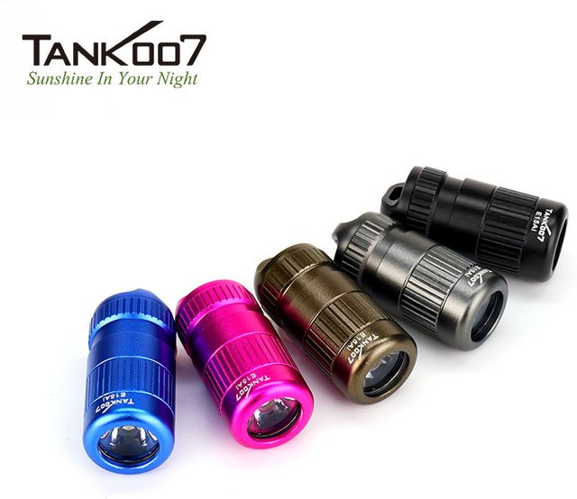 TANK007 E15 AI LED-Taschenlampe aus Aluminium in Blau - Bild 1