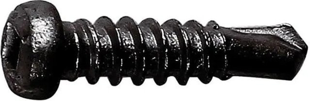 Cobrafastener Schrauben in Schwarz für Cobra-Clip auf Alu-Unterkonstruktion aus Metall - Bild 1