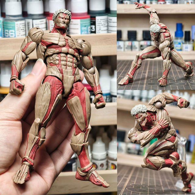 Bandai Attack on Titan Actionfigur Der Gepanzerte Titan aus PVC als Sammlerstück und Schreibtisch-Dekoration - Bild 1