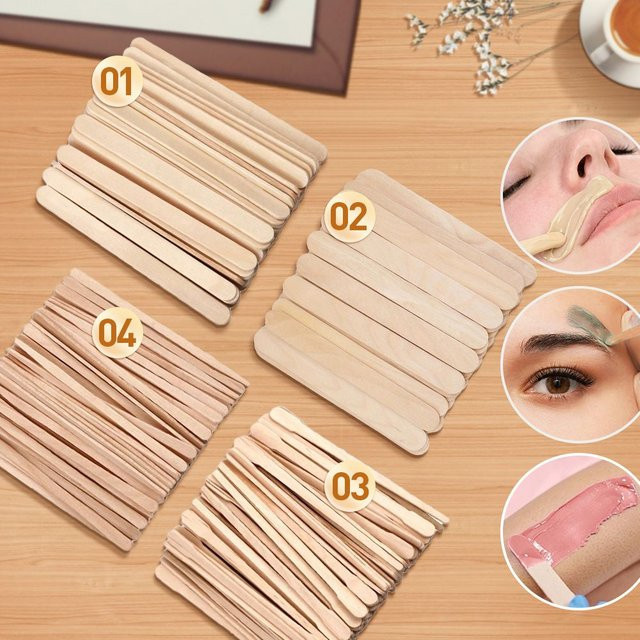 VIILIFE Holz Haar Entfernung Sticks, Gesicht und Körper, Unisex - Bild 1