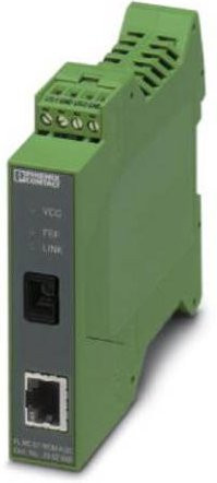 Phoenix Contact LWL-Umsetzer FL MC EF WDM-A SC LWL-Konverter für Ethernet/LAN in Grün - Bild 1