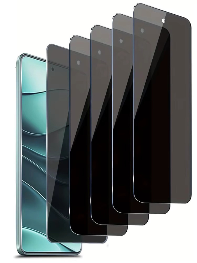 NNBILI 5 Stück Sichtschutz Panzerglasfolie für Xiaomi Redmi Note 13 14 15 Pro und Redmi K90 Serie - Bild 6