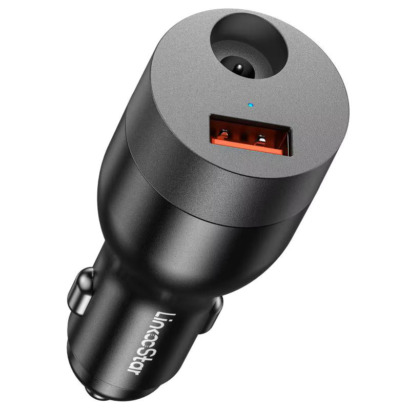 FONKEN 2-in-1 USB-Adapter für Starlink Mini, Autoladegerät für Zigarettenanzünder und Gleichstrom, Spannungserhöhungskabel 30V 2A, Schwarz - Bild 7