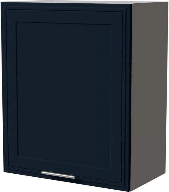 Feldmann-Wohnen Hängeschrank Salo W2 Küchenschrank in Indigo Grau Matt mit Kassettenoptik, B/T/H: 60 x 32,5 x 72 cm - Bild 1