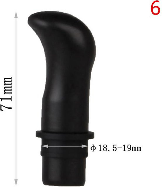 Fantastica Universeller Faszienpistolen-Massagekopf Ersatzkopf 6 in Schwarz - Bild 1