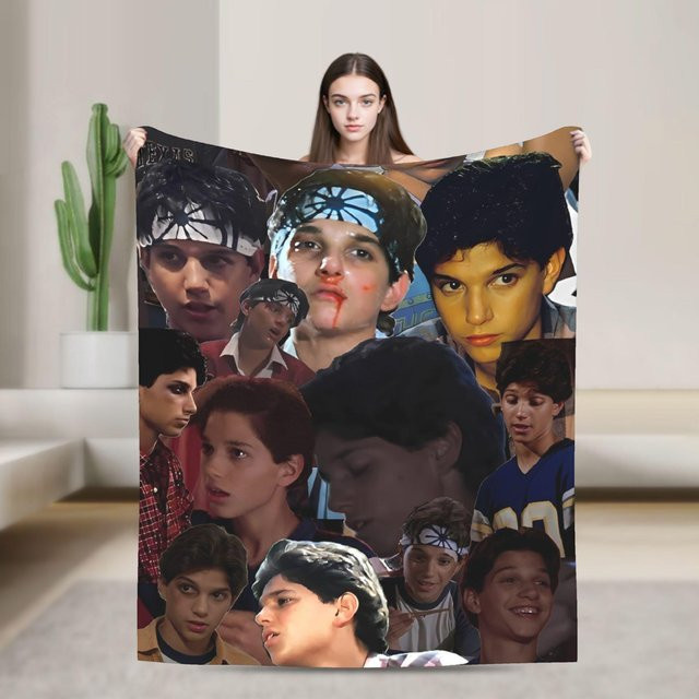 Limitierte Ralph Macchio Flanelldecke in Multicolour, superweiche Überwurfdecke für Sofa und Camping, B/H: 75 x 90 cm - Bild 1
