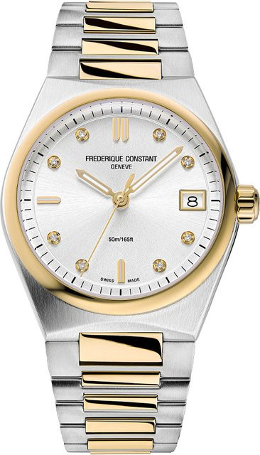 Frederique Constant Damenuhr, Quarz, Edelstahl, 31 mm, Silber - Bild 1