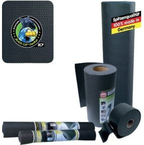BLACK-CAT Antirutsch-Matte Rollenware Schwarz B: 100 cm, L: 400 cm - Bild 1