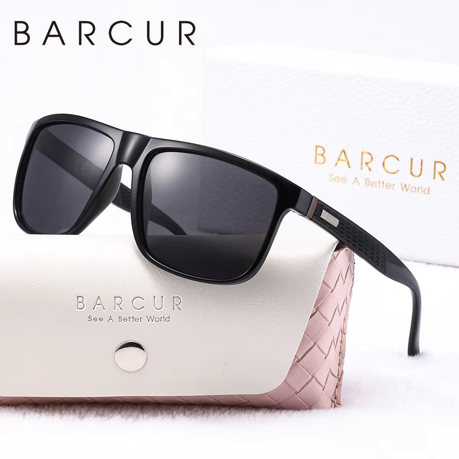 BARCUR Sonnenbrille, Vollrand, Kunststoff, black - Bild 3