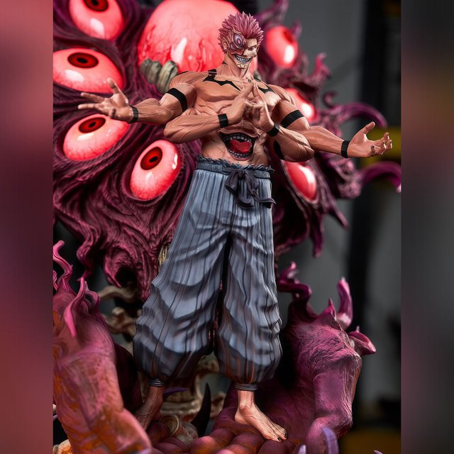Jujube Queen Jujutsu Kaisen Ryomen Sukuna Frühe Form, Charakterfigur, 30 cm - Bild 1