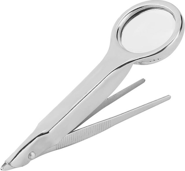CosyHome Lupe, 10-fache Vergrößerung, Edelstahl, silver - Bild 1