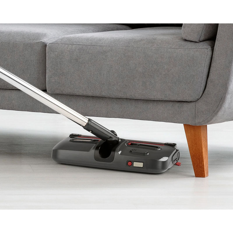 CLEANmaxx Akku-Besen in Grau mit LED-Scheinwerfer und Anti-Tangle-Rolle - Bild 6