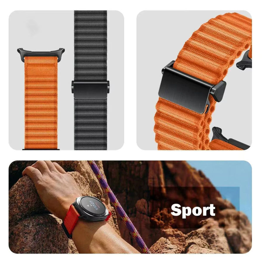 Samsung Uhrenarmband Nylon, orange, Unisex - Bild 3