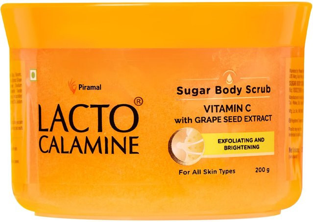 Lacto Calamine Vitamin C Zucker Körperpeeling, 200 g, Unisex - Bild 1