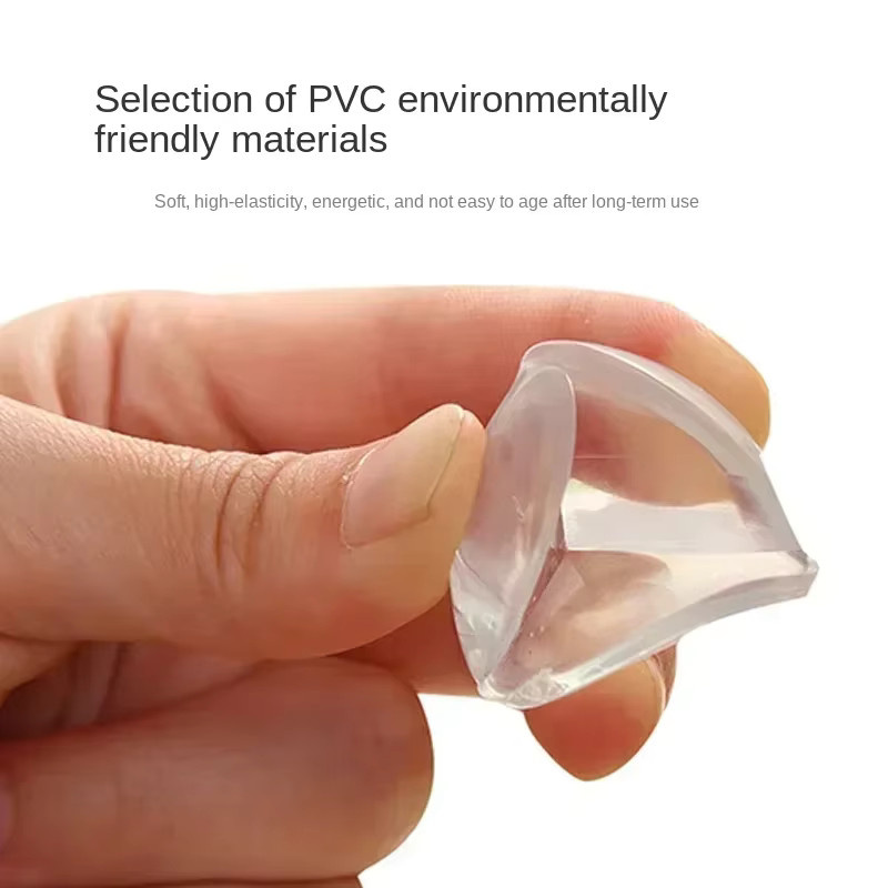 8er Set Baby Eckenschutz Transparent Selbstklebend als Anti-Kollisions Winkel Schutz für Tische und Möbel - Bild 3