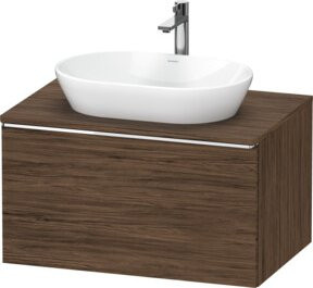 Duravit Waschtischunterschrank D-Neo wandhängend in Braun, B: 80 cm, T: 55 cm, H: 45,9 cm - Bild 1