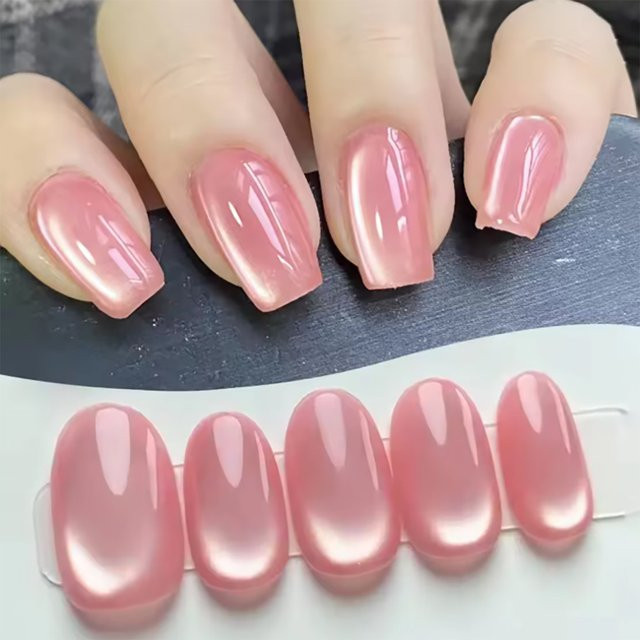MISS SHAKA Gel-Nagellack, Rosa, Schimmernd, 12 ml - Bild 1