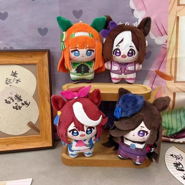 Bandai Uma Musume Pretty Derby Tokai Teio Plüschpuppe, Schlüsselanhänger, 10cm - Bild 1